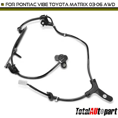Sensor de velocidad de rueda ABS para Toyota Matrix Pontiac Vibe 2003-2006 lado derecho trasero Foto 1 de 4
