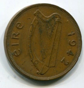 Foreign Coin - Ireland (Eire) - One Penny 1942 - Picture 1 of 2