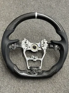 Toyota Sienna 20-21 & Highlander 20 21 22 Real Carbon fiber Steering all Silver - Bild 1 von 3