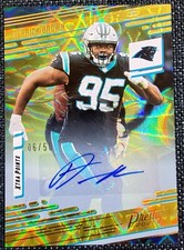 DERRICK BROWN 2021 Prestige Xtra Points Signatures Premium GOLD Serial #'d 06/50