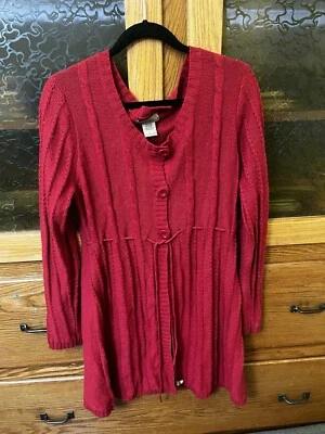 Cárdigan Art and Soul en rojo grande Foto 1 de 2