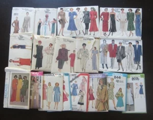 Lot of 17 Vintage sewing patterns, Vogue, Simplicity, 1970's and 1980's. - Picture 1 of 16