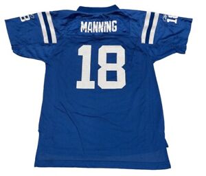VTG Peyton Manning Indianapolis Colts Reebok NFL Football Jersey Youth XL 18-20