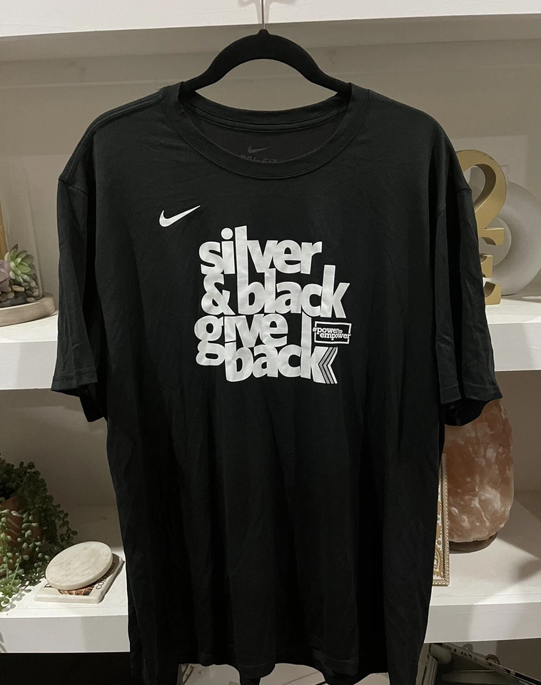 Nike San Antonio Spurs Dri Fit Shirt Men's Size XXL Black - Image 1 of 1