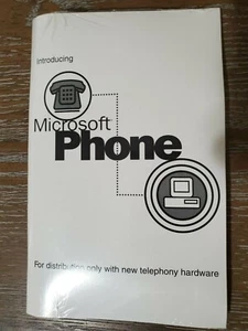 Vintage Sealed Microsoft Phone CD and Booklet 1990s - Picture 1 of 4