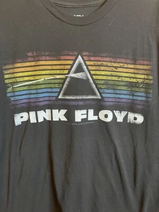2012 Liquid Blue Pink Floyd Dark Side Of The Moon Black T-Shirt Men's Size Large - Picture 1 of 6