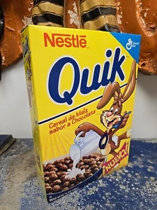 General Mills Puerto Rico Nestlé Quik 1997 cereal 14 oz caja completa sellada de fábrica - Imagen 1 de 3