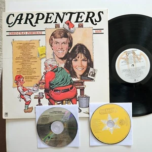 VG TESTED LP + 2 Bonus CD: Carpenters - Christmas Portrait 1978 A&M, John Denver - Picture 1 of 23