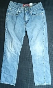 Levis Jeans Juniors Boys Size 16 Reg 28 X 28 Blue Denim Cotton 514 Slim Vintage - Picture 1 of 4