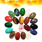 5 Pcs Chakra Egg Ornamentst Polished Gemstones Necklaces Mosaic