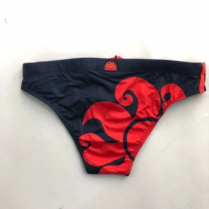 Costume Mini Briefs SUNDEK Jr. Leonardo Child Logo Back - Blue Orange - B263 - Picture 1 of 2