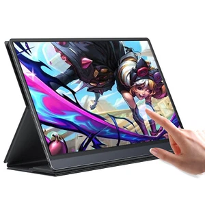 15.6" Touchscreen Portable Monitor 1920 * 1080 FHD Lapdock Monitors with Battery - Picture 1 of 10