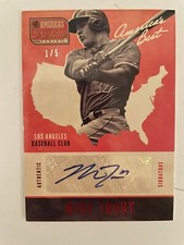 2013 PANINI AMERICA'S PASTIME MIKE TROUT AUTO /5 SSP  RARE ***PRICE REDUCED***