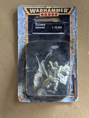 Warhammer 40k Mordian Iron Guard Lascannon Team, Sealed, Metal, OOP - Image 1 of 4