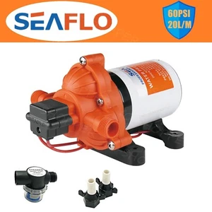 SEAFLO 60PSI Diaphragm Pressure Water Pump Caravan RV Moterhome Boat 12V 5.0 GPM - Picture 1 of 4