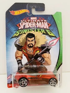 Hot Wheels Marvel Ultimate Spider-Man vs Sinister 6 Kraven Ettorium Car Figure - Picture 1 of 7