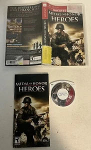 Medal of Honor: Heroes Greatest Hits (Sony Playstation PSP) CIB - Picture 1 of 2