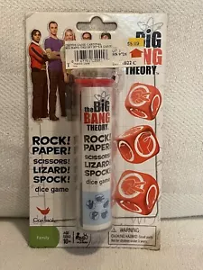 Cardinal The Big Bang Theory Rock Paper Scissors Lizard Spock Complete Dice Game - Picture 1 of 3