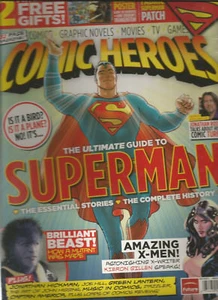 COMIC HEROES MAGAZINE THE ULTIMATE GUIDE TO SUPERMAN 2 FREE AWESOME GIFTS! - Picture 1 of 1