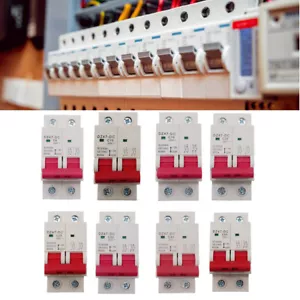 DC Circuit Breaker MCB Photovoltaic Solar Air Switch 2P DC 250V 6A 32A 50A 63A - Picture 1 of 25