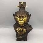  China antique Copper Gilt Handmade Exquisite Sun WuKong monkey Statue