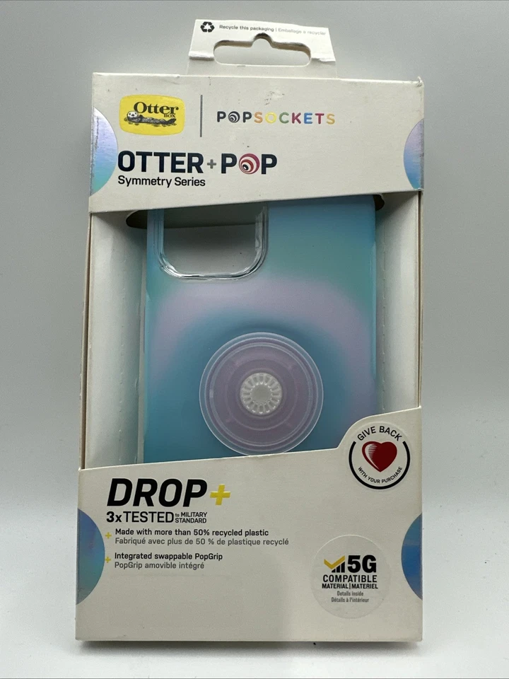 Funda OtterBox + Pop Symmetry para Apple iPhone 14/13 Aura Brillante - Nueva Foto 1 de 2