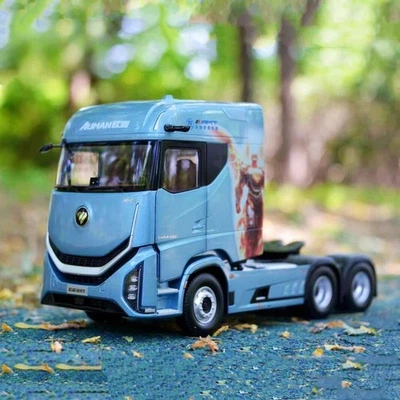 1/24 Scale Foton Dailmer Auman Galaxy 9 Truck Diecast Car Model Toy Gift - Image 1 of 4