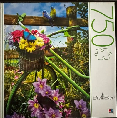 MB PUZZLE BIG BEN Summer Breeze On A Bicycle 2020 750 Piece 6056425 - Image 1 of 4
