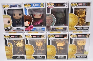 Funko Pop! Marvel Super Hero figure lot of 8 Hulk Iron Spider Thor Loki Gambit - Picture 1 of 8