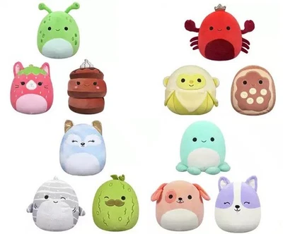 Squishmallows SQCR04665 MysteryBox enthält 3x 20cm 3 Überraschungssfiguren