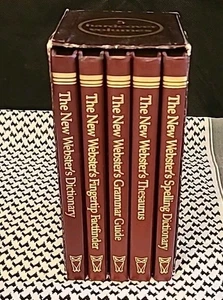 New Webster's Desk Reference (1987 Hardcover) 5 Volumes - Picture 1 of 4