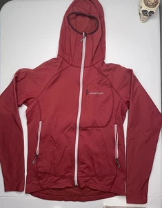 Mont Bell ClimaPlus Jacket Adult Size S Red Full Zip Outdoor Mens Small - Picture 1 of 6