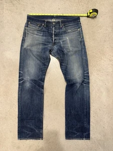 JEANS RRL 33X32 SLIM FIT CIMOSA SWEET DISSOLVENTI MADE IN USA - Foto 1 di 9