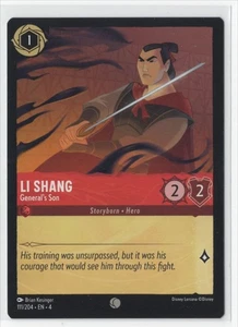 Disney Lorcana Ursula's Return Li Shang 111/204 Common NON-FOIL - Picture 1 of 1
