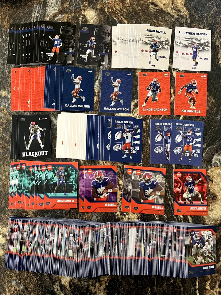 2025 Onit Florida Gators Football Base/Parallel/Insert Pick Your Card - Image 1 of 1
