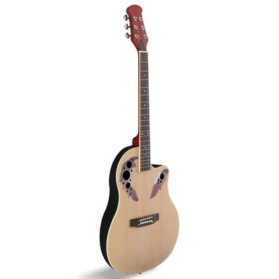 Glarry 41" Cutaway Round Spruce Acoustic Guitar for Beginner With Bag - Image 1 of 4