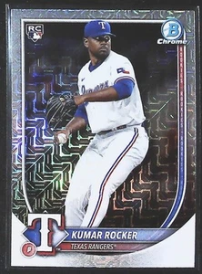 2025 Bowman Kumar Rocker Mojo rifrattore #80 Texas Rangers - Foto 1 di 2