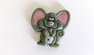 Vintage Cartoon Comic Gray Mouse Refrigerator Magnet - Picture 1 of 2