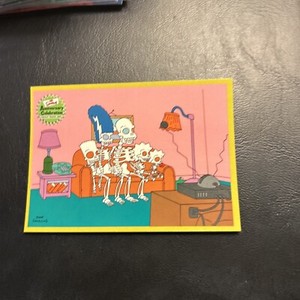 Jb11a The Simpsons 2000 InkWorks Anniversary Celebration #78 Skeletons Family