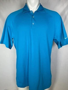 Nike Golf Kobaltblau Dri-Fit Performance Tour Poloshirt Herren LARGE - Bild 1 von 10