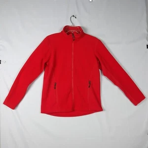 Vintage Nike ACG Fleece Jacket Red Zip Up Fit Therma Womens Sz S Small Y2K - Picture 1 of 6