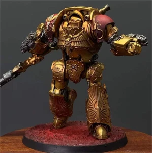 Legio Custodes Telemon pesante Dreadnought Adeptus Custodes Warhammer 40K dipinto - Foto 1 di 5