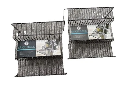 3 Tier Free Standing Spice Rack Organizer Shelf | Counter Top | Pantry     Bx 3 - Image 1 of 2