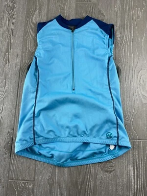 Jersey de Ciclismo Novara Grande Unisex Azul Manga Corta 1/2 Cremallera Elástico Pullover Foto 1 de 4
