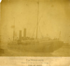 Letellier. France, "La Normandie", Port du Havre  Vintage albumen print.  Tira