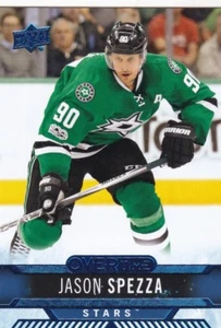 JASON SPEZZA 2017-18 17-18 UPPER DECK 1 OVERTIME BLUE #32 DALLAS - Picture 1 of 1