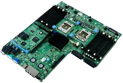 Motherboard Dell 0HYPX2 HYPX2 2xLGA1366 18xDDR3 5xRJ-45 VGA for POWEREDGE R710 - Image 1 of 2