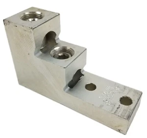 Panduit LAM2SB600-38-1Y Dual Barrel Lug Aluminum Mechanical Conn 2 AWG #3/8 NEW - Picture 1 of 6