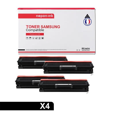 Toners SAMSUNG MLT-D111S (Noir) compatible x4 NOPAN-INK