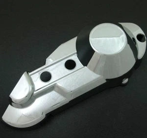 Plated half pulley case cover Honda helix cn250 - Picture 1 of 2